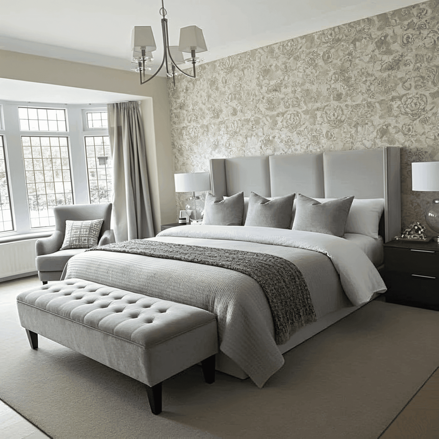 Eternity Wingback Bed Frame UK Beds Direct ltd