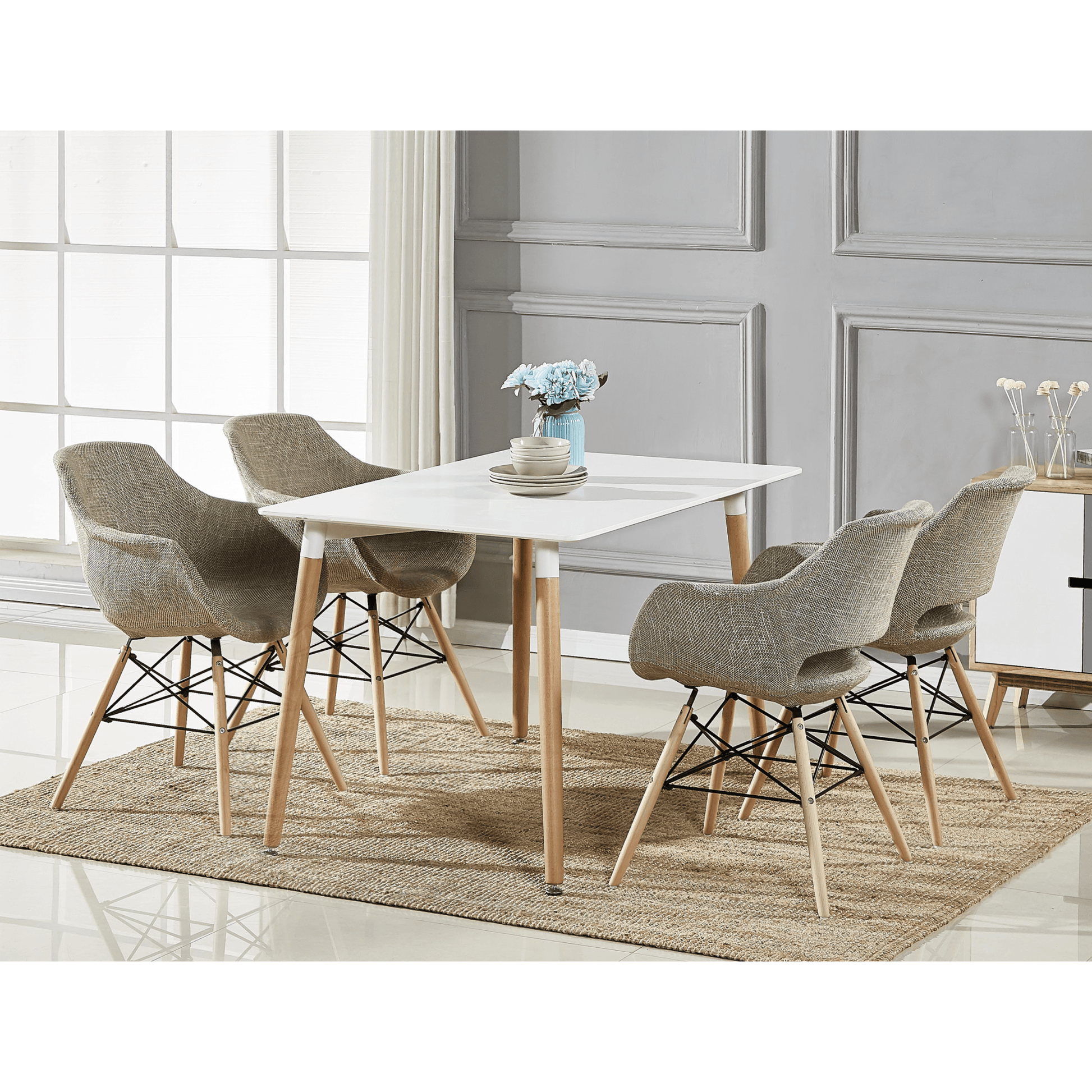 Halo 4 or 6 seating Dining Table PN Home