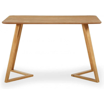 Dallas Scandinavian-inspired Dining Table -Easy Clean Wooden Table Top with Wooden Legs PN Home