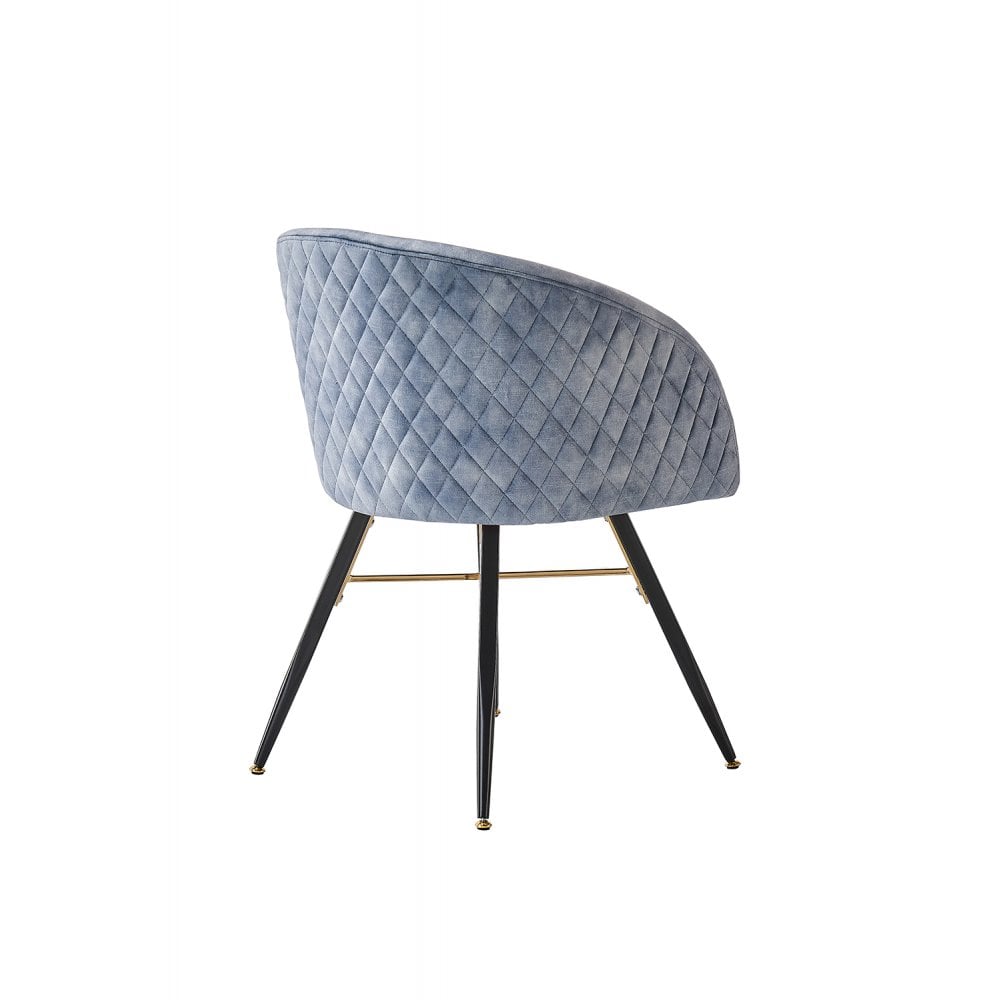 Vittorio LUX Velvet Dining Chair with Metal Legs - Perfect for Dining Room Living Room PN Home