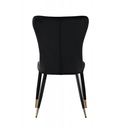 New York LUX Velvet Dining Chair with Metal Legs - Scandinavian Inspired PN Home
