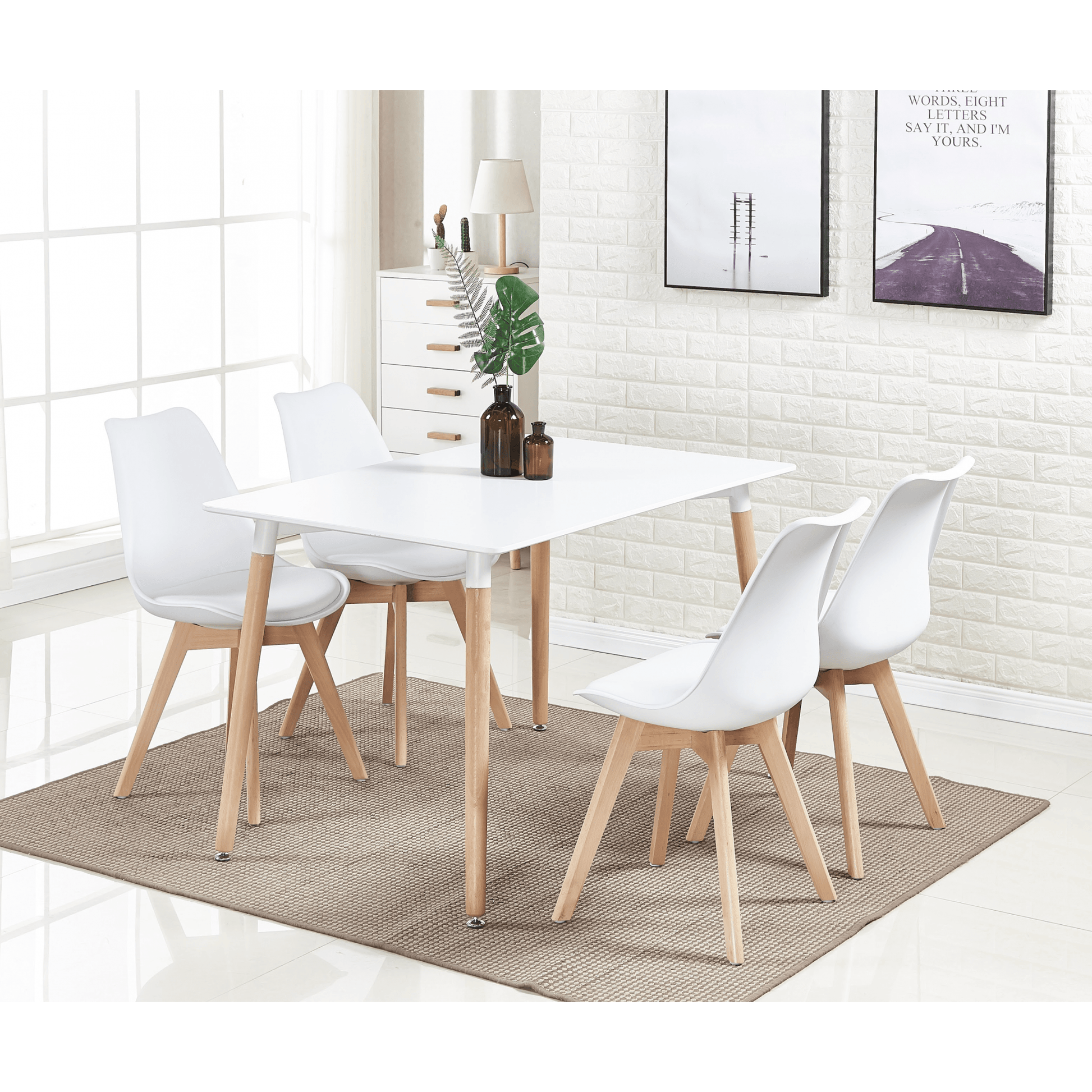Halo 4 or 6 seating Dining Table PN Home