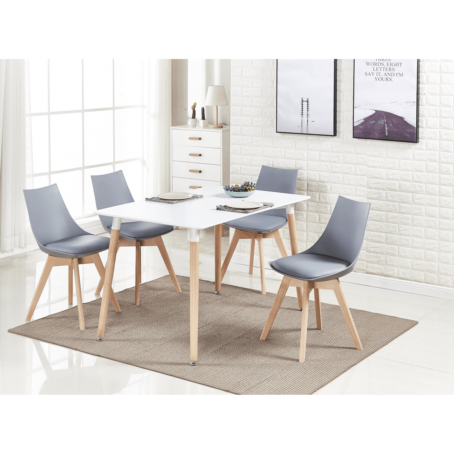 Halo 4 or 6 seating Dining Table PN Home