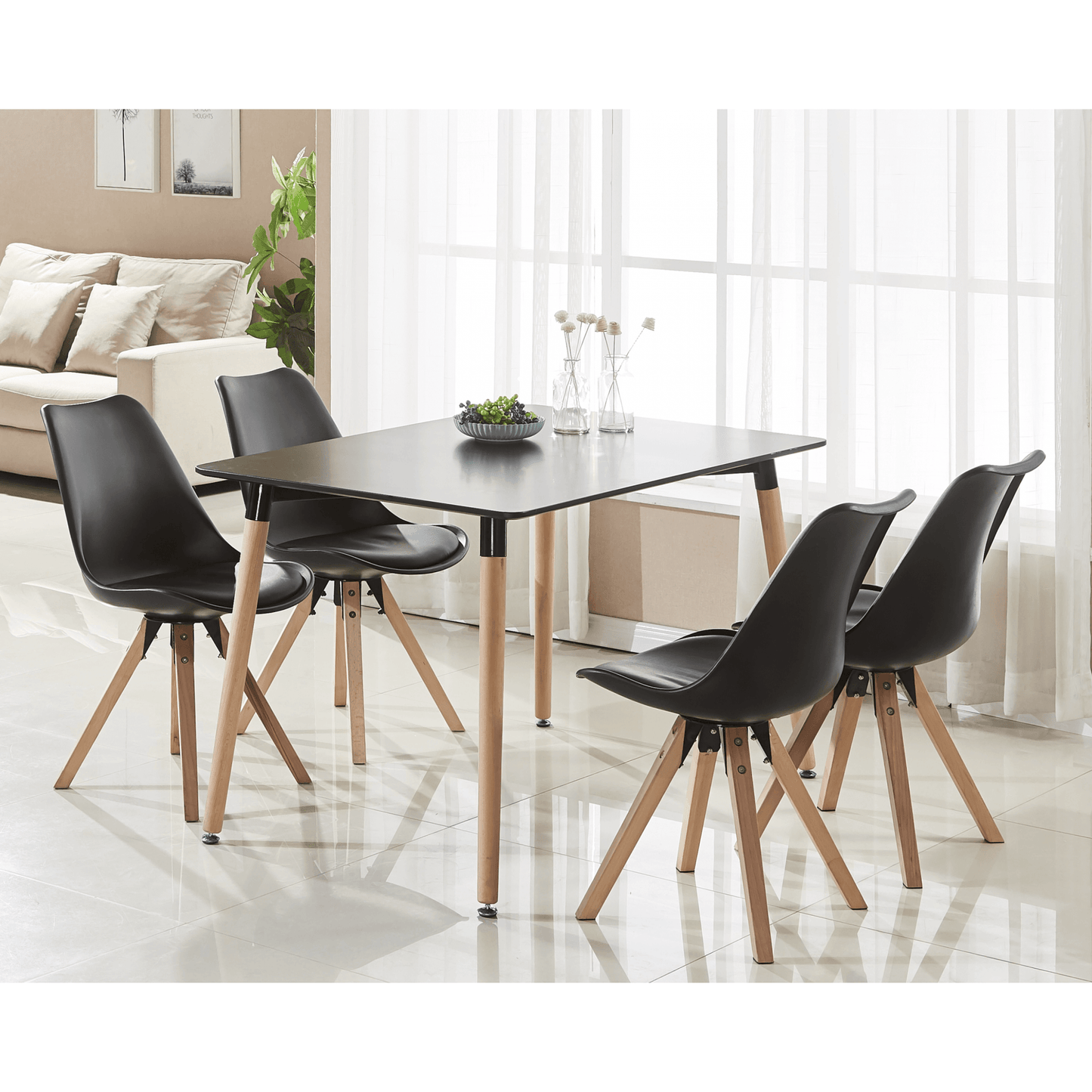 Halo 4 or 6 seating Dining Table PN Home