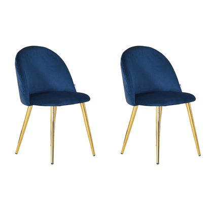 Lucia Velvet Dining Chair Set of 2 PN Home