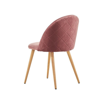 Lucia Dallas Dining Table and Chairs Set of 4 - an Oak Dining Table & Set of 4 Velvet Dining Chairs PN Home