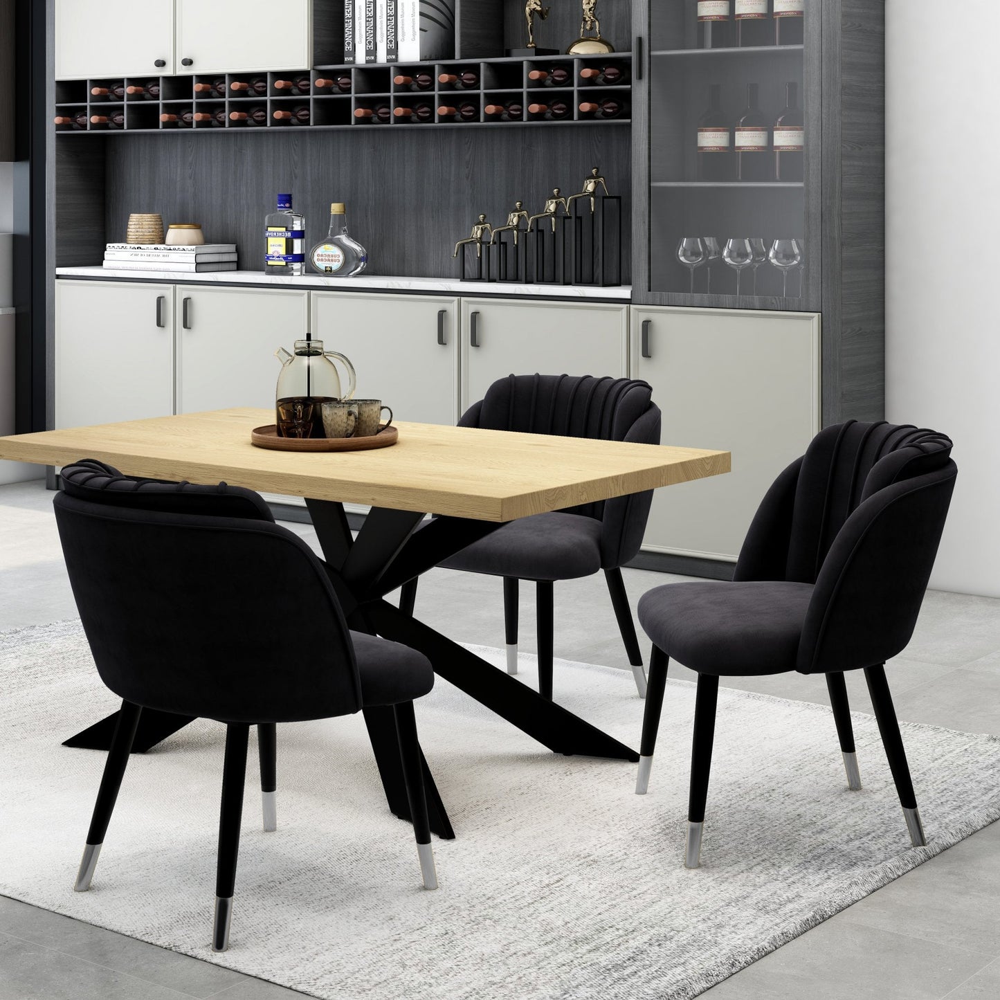 Milano velvet dining chair PN Home