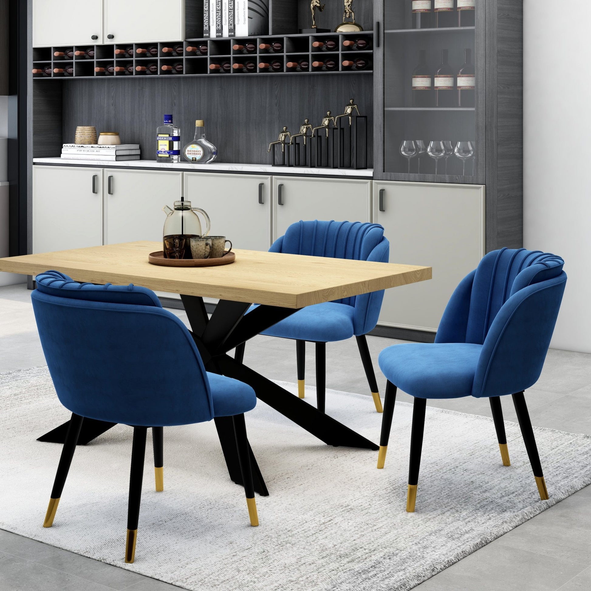 Milano velvet dining chair PN Home
