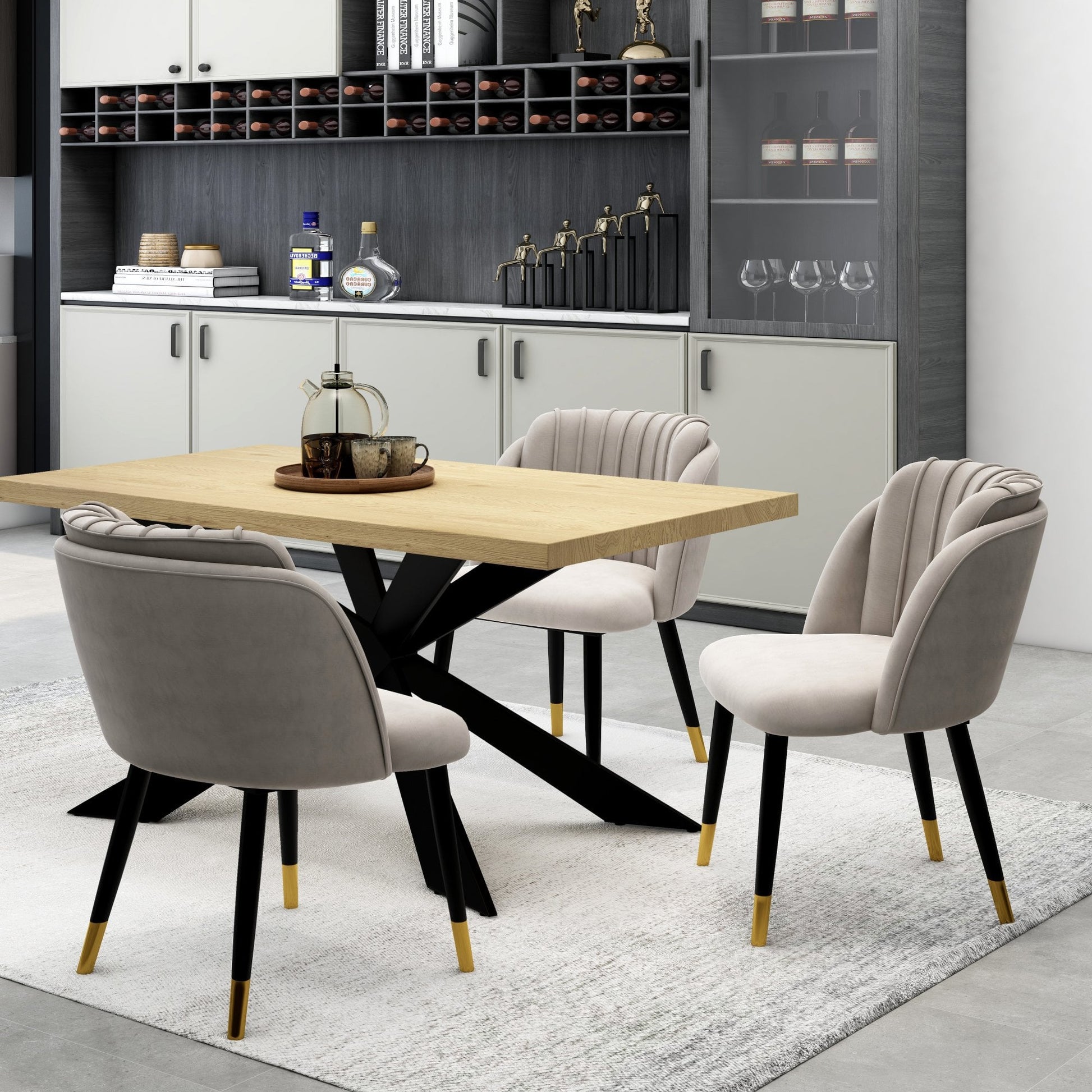 Milano velvet dining chair PN Home