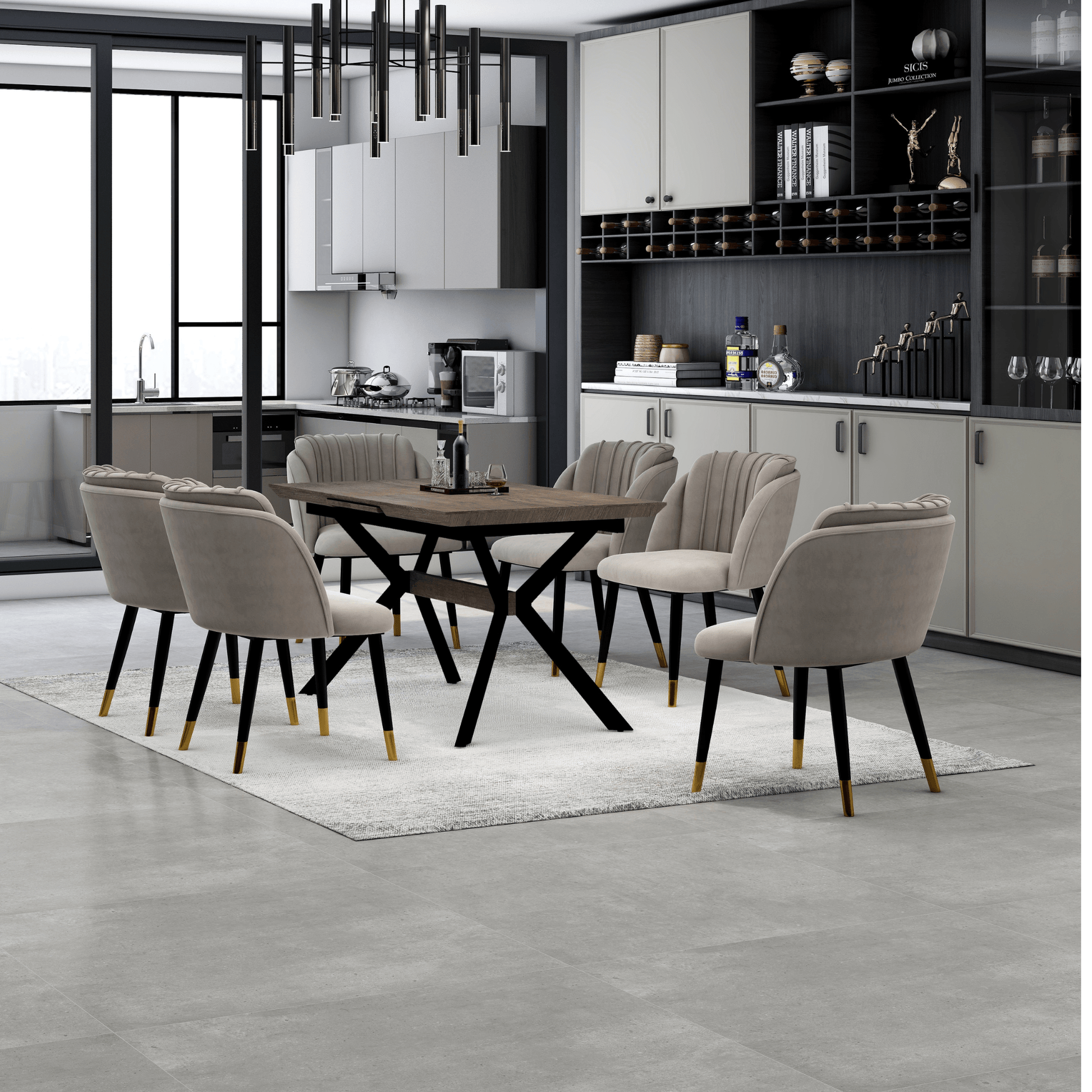 Milano velvet dining chair PN Home