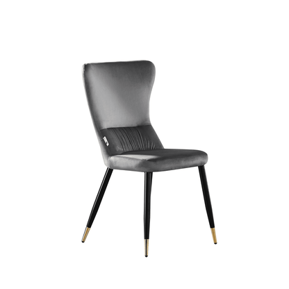 New York LUX Velvet Dining Chair with Metal Legs - Scandinavian Inspired PN Home