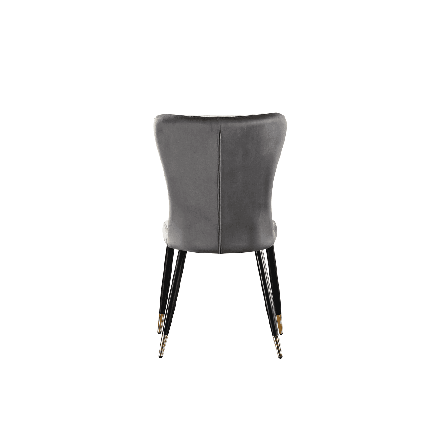 New York LUX Velvet Dining Chair with Metal Legs - Scandinavian Inspired PN Home