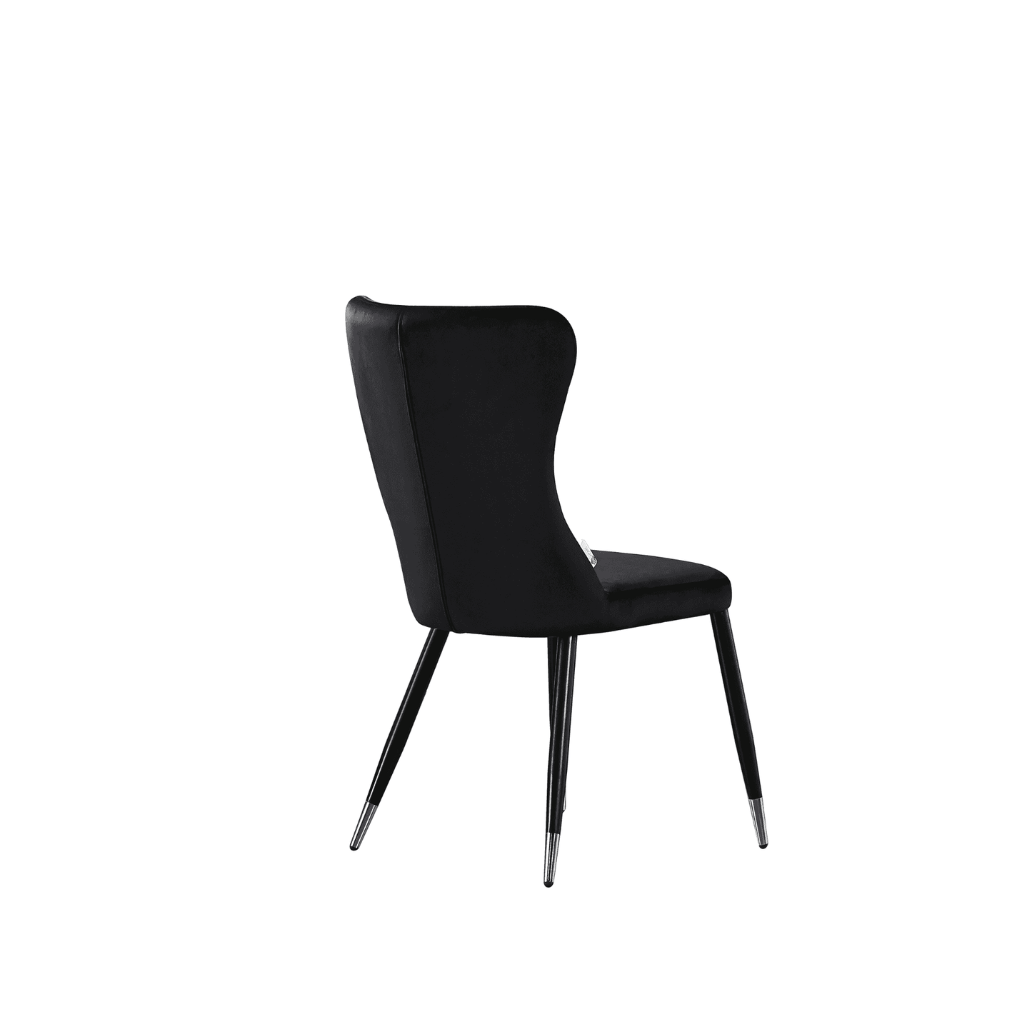 New York LUX Velvet Dining Chair with Metal Legs - Scandinavian Inspired PN Home