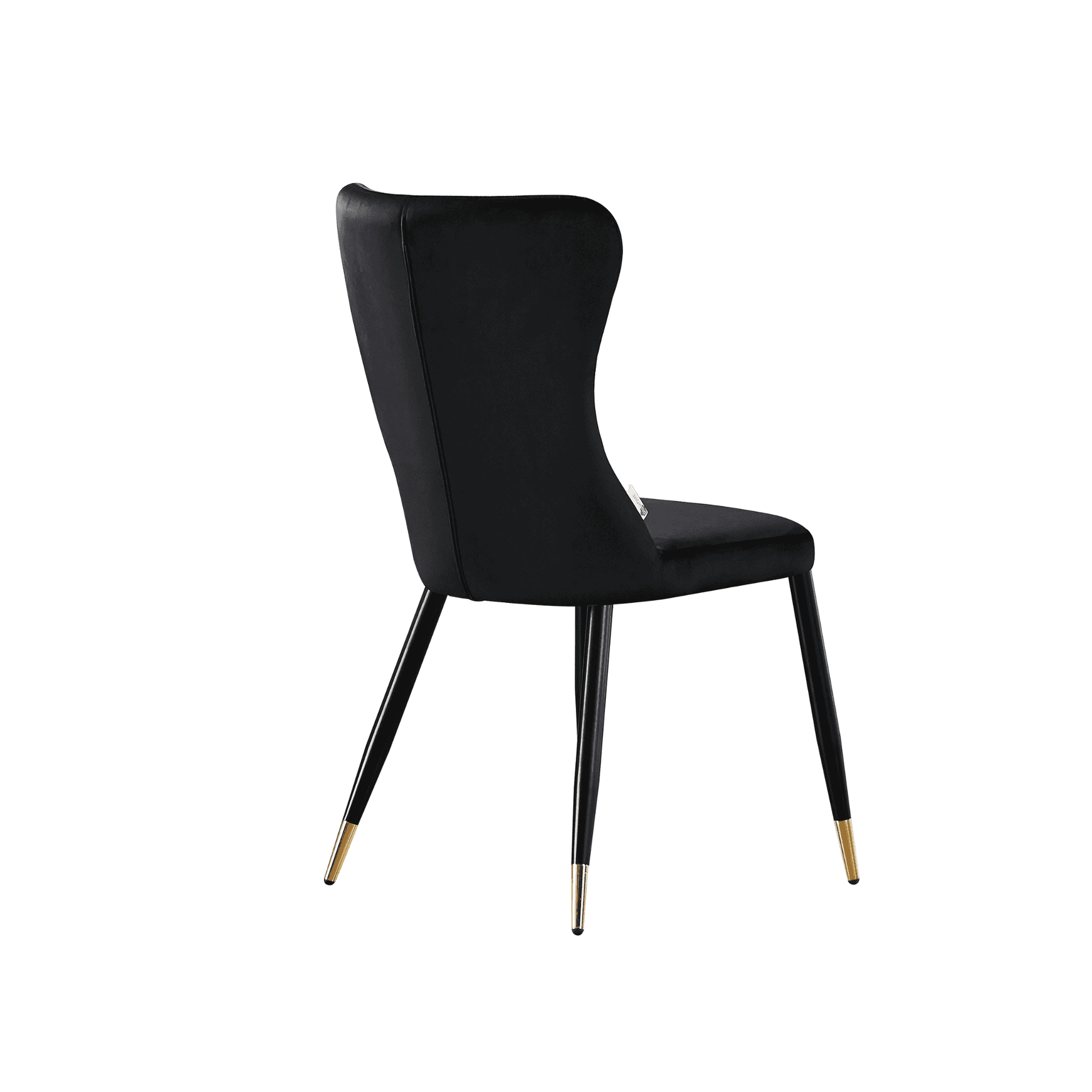 New York LUX Velvet Dining Chair with Metal Legs - Scandinavian Inspired PN Home