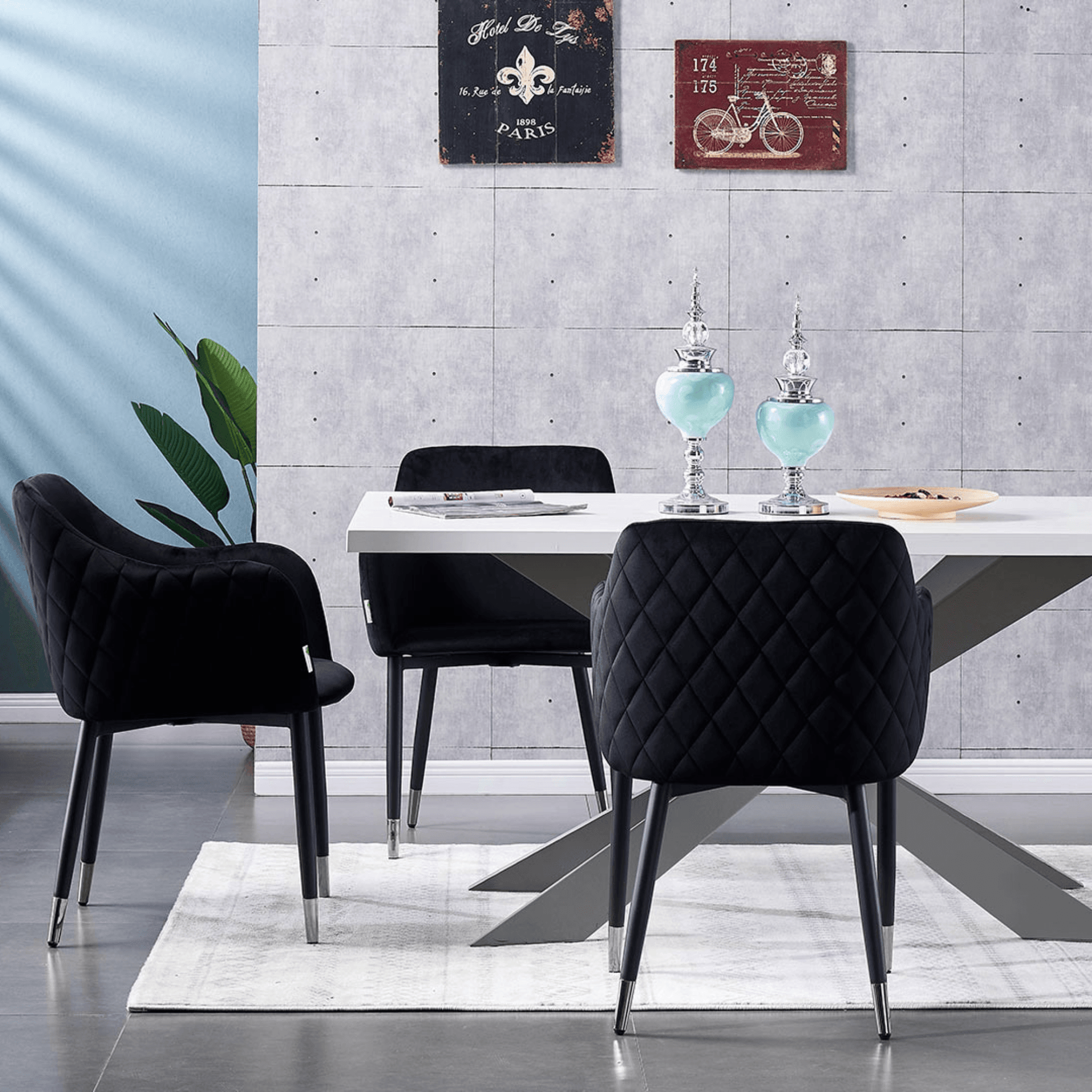 Verona LUX velvet dining chair PN Home