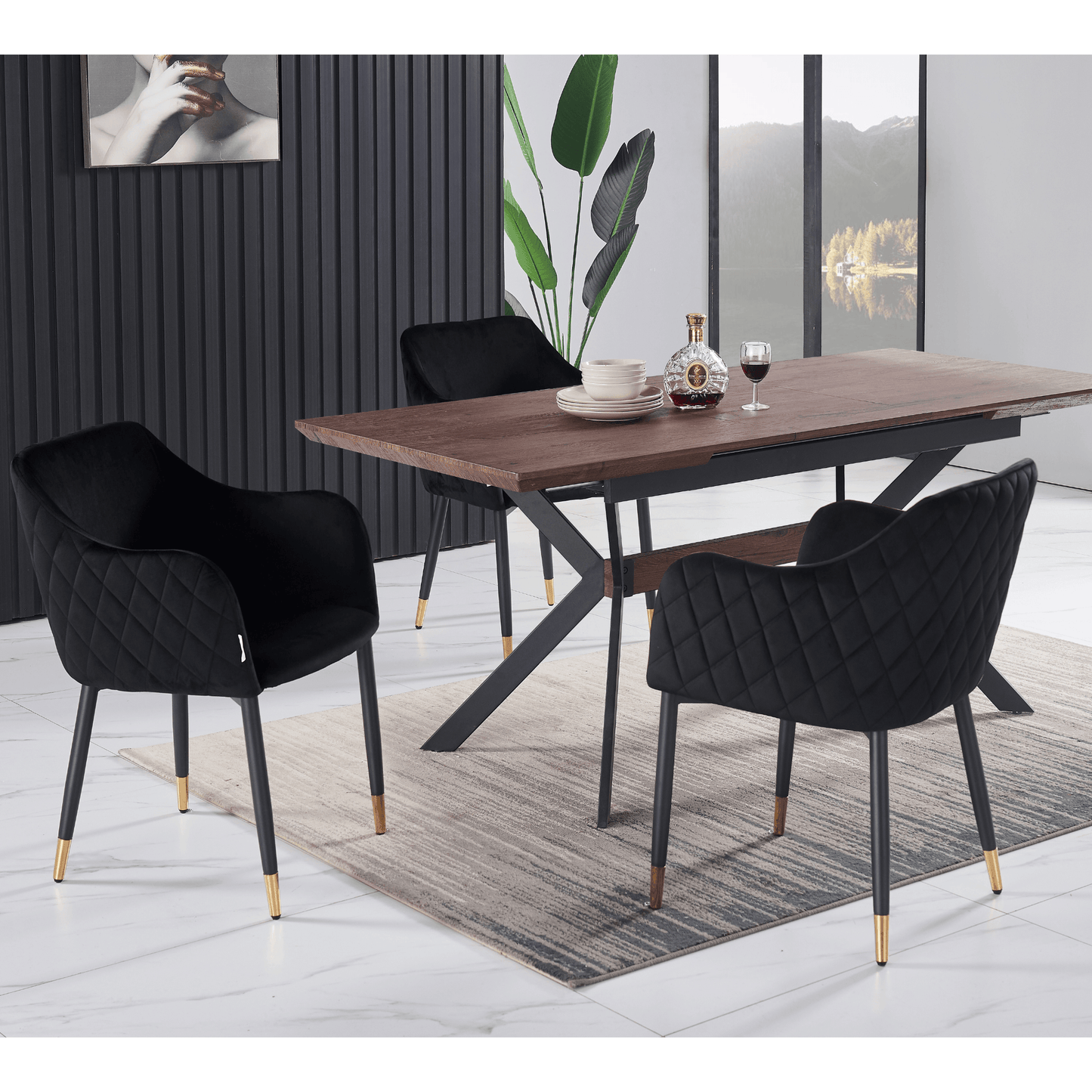 Verona LUX velvet dining chair PN Home
