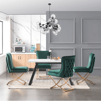 Trafalgar Velvet Dining Chair PN Home
