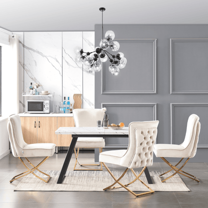 Trafalgar Velvet Dining Chair PN Home
