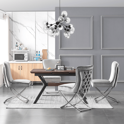 Trafalgar Velvet Dining Chair PN Home