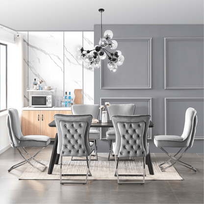 Trafalgar Velvet Dining Chair PN Home