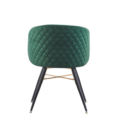 Vittorio LUX Velvet Dining Chair with Metal Legs - Perfect for Dining Room Living Room PN Home