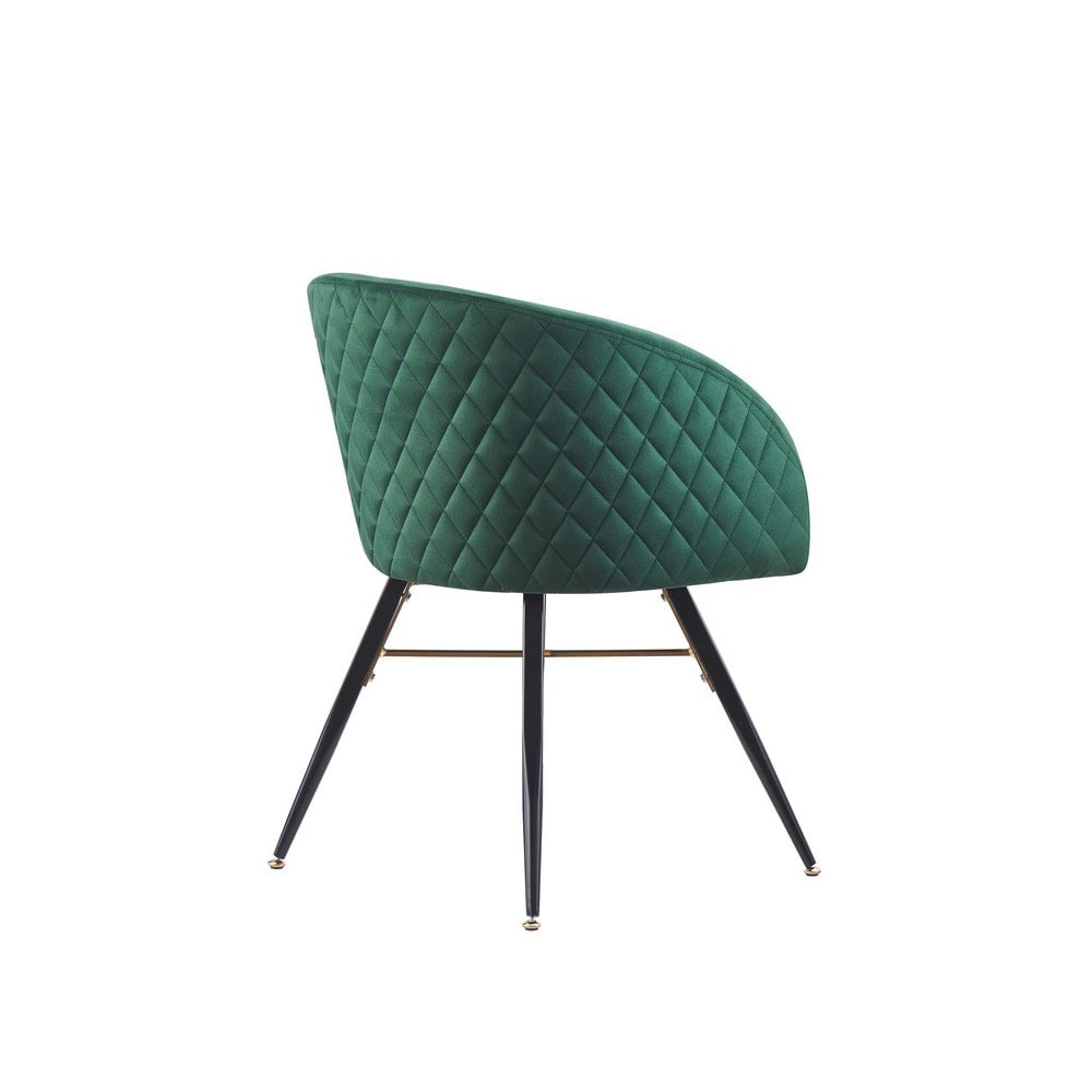 Vittorio LUX Velvet Dining Chair with Metal Legs - Perfect for Dining Room Living Room PN Home