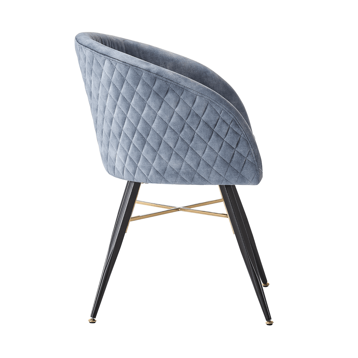 Vittorio LUX Velvet Dining Chair with Metal Legs - Perfect for Dining Room Living Room PN Home