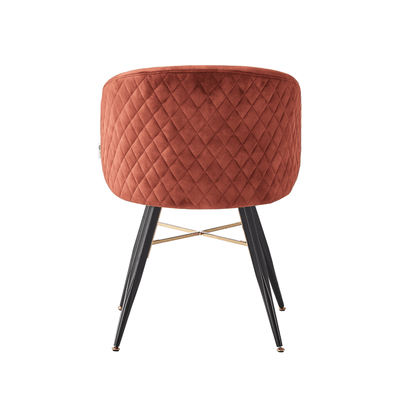 Vittorio LUX Velvet Dining Chair with Metal Legs - Perfect for Dining Room Living Room PN Home