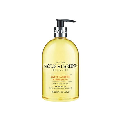 Baylis and Harding Hand Wash Mandarin Grapefruit 500ml Made in the UK