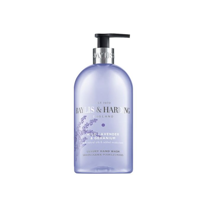 Baylis And Harding Hand Wash 500ml Wild Lavender And Geranium