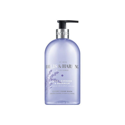 Baylis And Harding Hand Wash 500ml Wild Lavender And Geranium