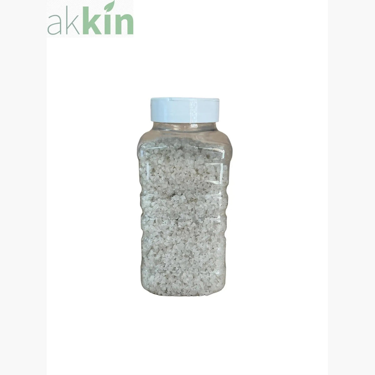 1kg White Rock Salt Easy Use Shaker Bottle - AK Kin Garden Supplies