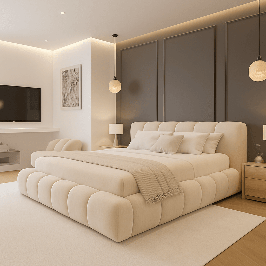 2025 Cloud Bed – Ultra Comfort Upholstered Bed Frame | Luxury Fabric Bed UK UK Beds Direct ltd
