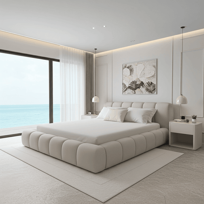 2025 Cloud Bed – Ultra Comfort Upholstered Bed Frame | Luxury Fabric Bed UK UK Beds Direct ltd