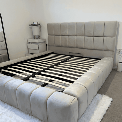 2025 Cube Ambassador Bed Frame – Bespoke Upholstered Bed UK Beds Direct ltd