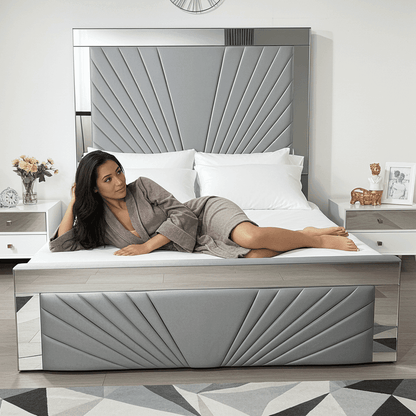 2025 Mirror Bed – A Luxurious Blend of Elegance and Comfort UK Beds Direct ltd