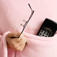 Snug-Rug Deluxe Wearable Blanket with Sleeves & Pouch Pocket – Pink Quartz Coral Fleece