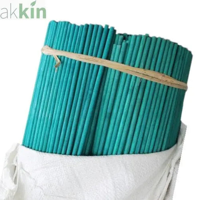 16Inch Green Garden Split Canes x 100 - AK Kin Garden Supplies