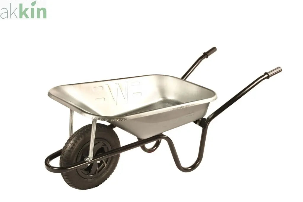 Galvanised Builders Wheelbarrow AK Kin Garden Supplies