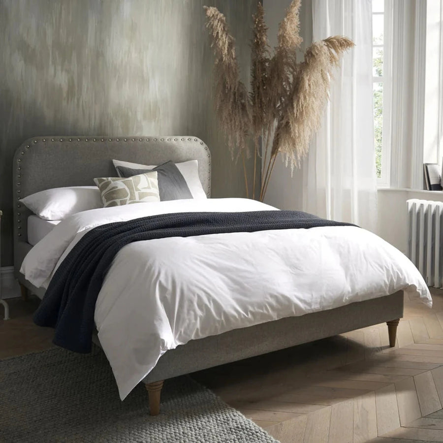 400 Thread Count Silky Smooth 100% BCI Cotton Duvet Cover - Crisp White House, Home & Garden