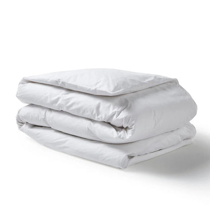 400 Thread Count Silky Smooth 100% BCI Cotton Duvet Cover - Crisp White House, Home & Garden