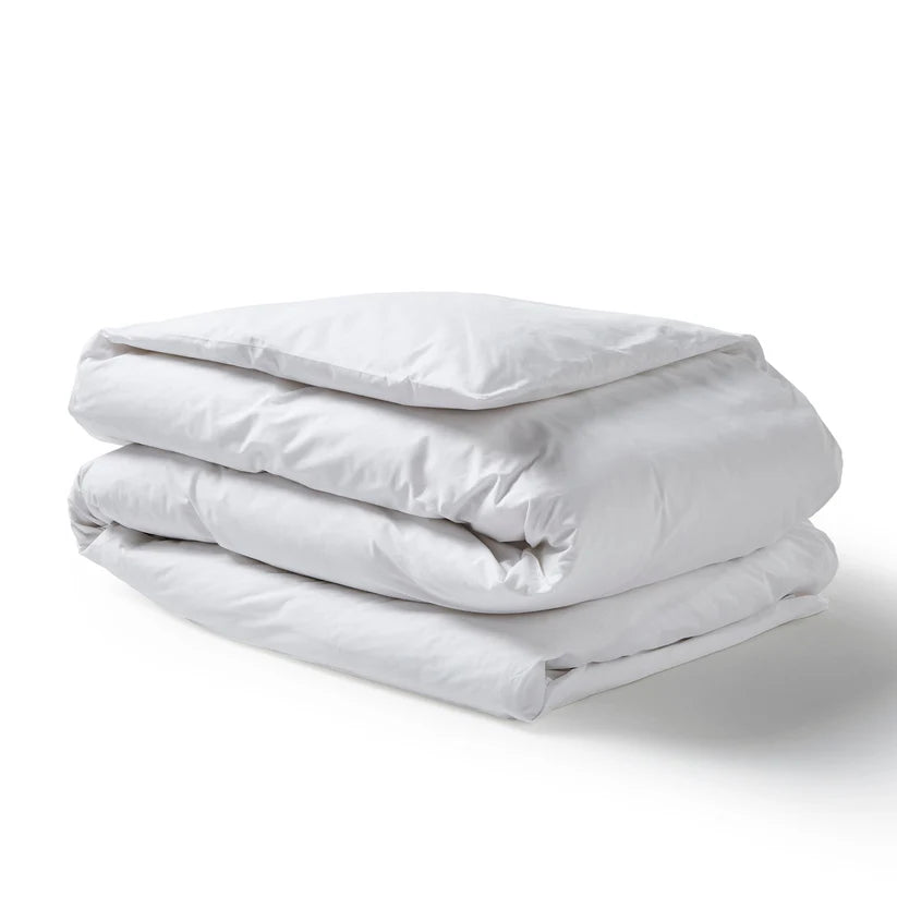 400 Thread Count Silky Smooth 100% BCI Cotton Duvet Cover - Crisp White House, Home & Garden