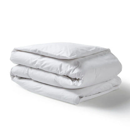 400 Thread Count Silky Smooth 100% BCI Cotton Duvet Cover - Crisp White House, Home & Garden