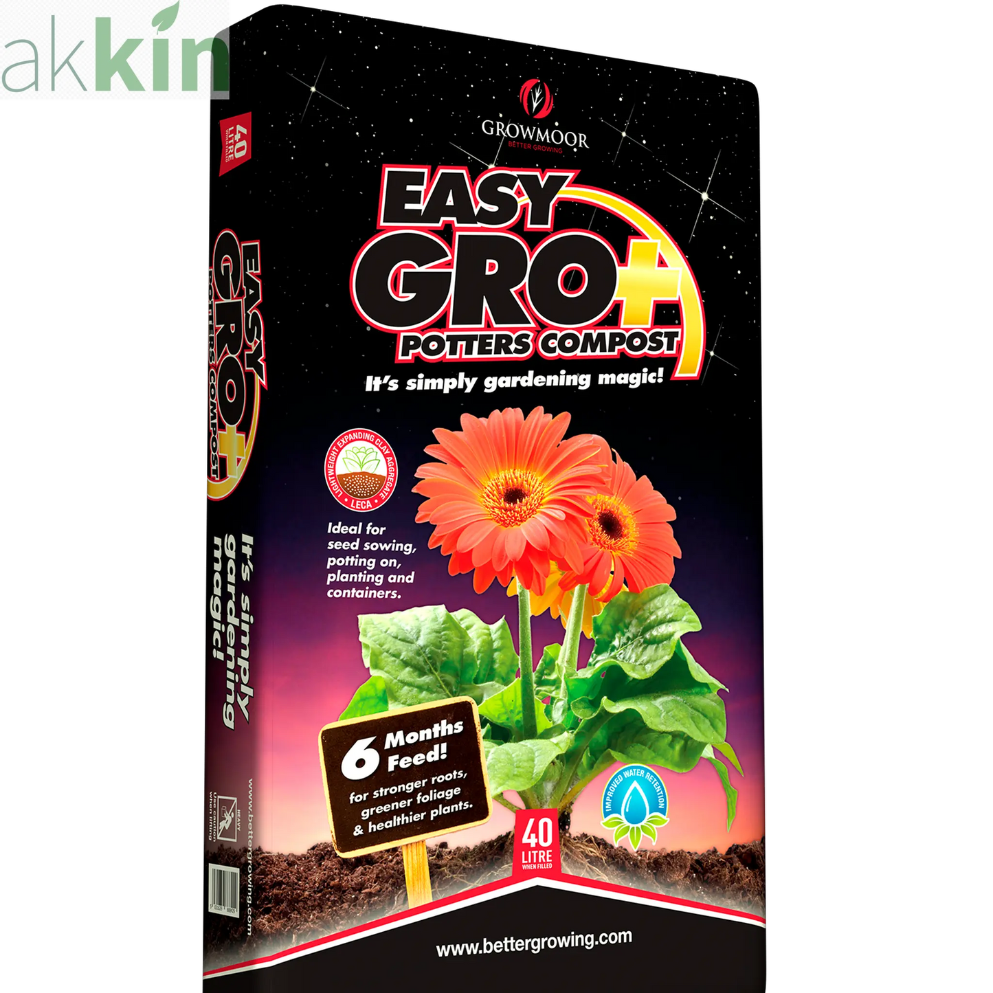 Easy Gro Potters Compost 40L One Click Plants