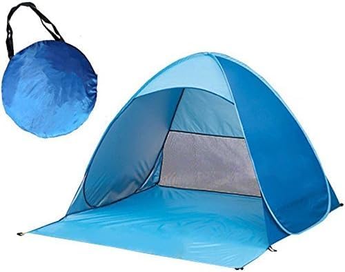 Yello Pop-up UV Recycled Fabric Beach Shelter 1.5m x 1m x 1.2m - Blue