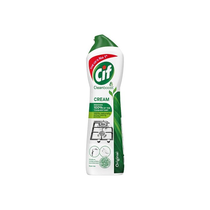 Cif Original Cream Cleaner 500ml Multipurpose Cleaner for Kitchen and Bathroom Surfaces