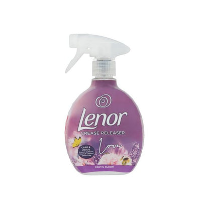 Lenor Crease Releaser 500ml Exotic Bloom Fabric Care Static Remover and Odour Eliminator for Easy Ironing