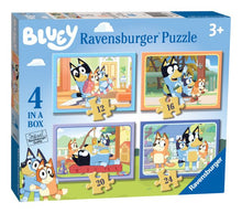 Bluey 4 Jigsaws in a Box