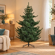 6ft 1.8m Greenway Spruce Artificial Christmas Tree Indoor – full product in a festive home setting