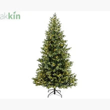 6ft 1.8m Geneva Fir GB Artificial Christmas Tree with Built In Micro LED Lights Indoor AK Kin Garden Supplies